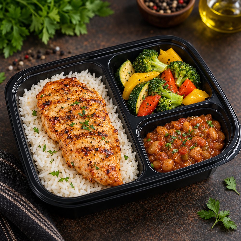 Chicken, Rice & Vegetables